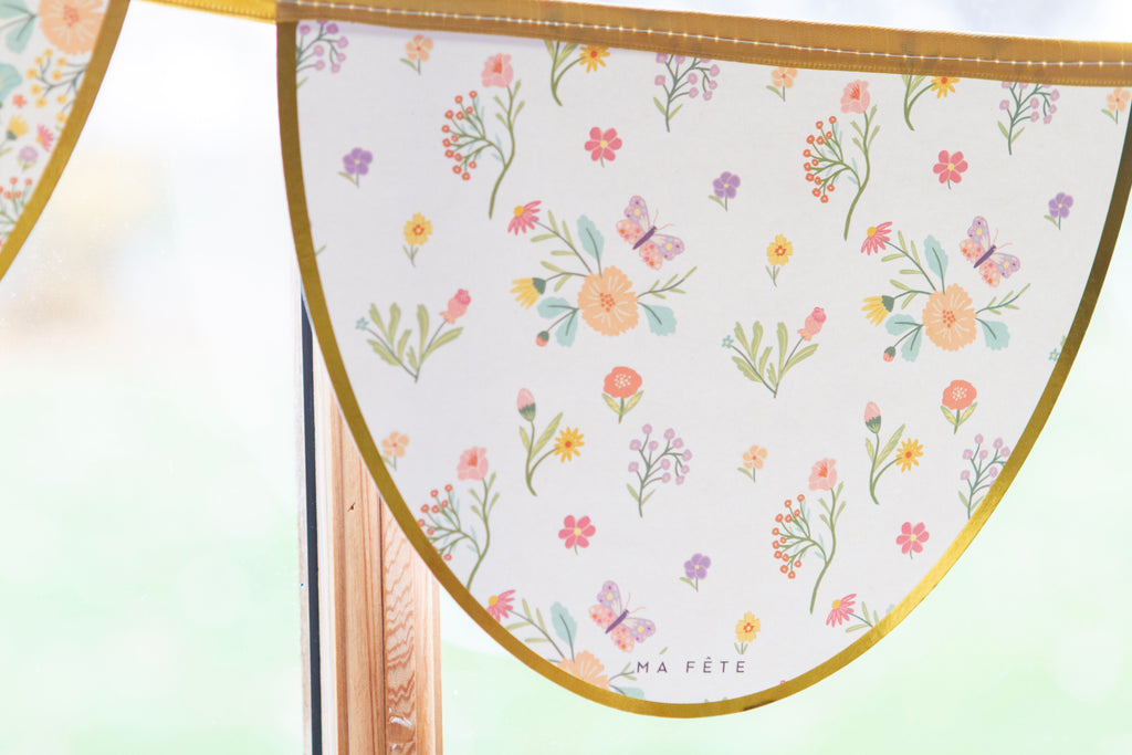 Butterfly Garden Tea Party Garland, 6.5ft, 1ct