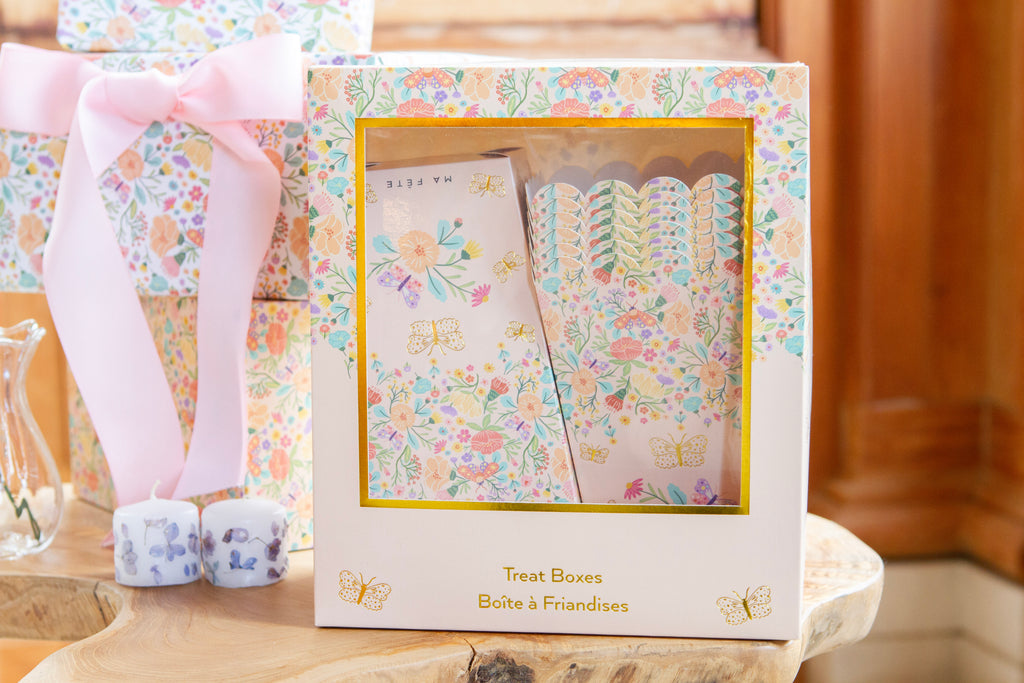 Butterfly Garden Tea Party Treat Containers, 12ct