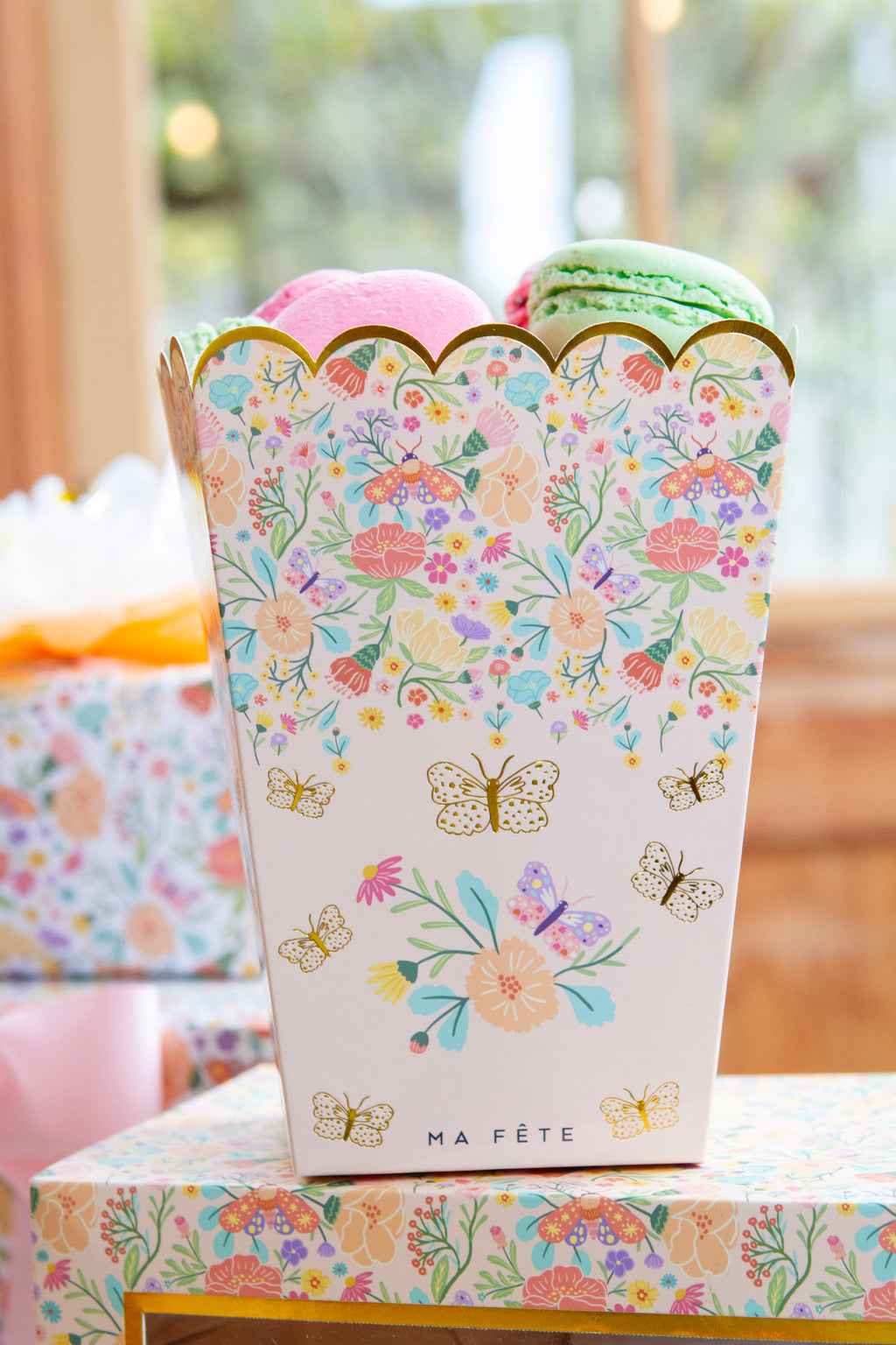 Butterfly Garden Tea Party Treat Containers, 12ct