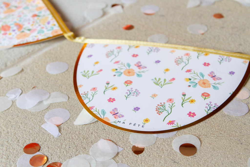 Butterfly Garden Tea Party Garland, 6.5ft, 1ct