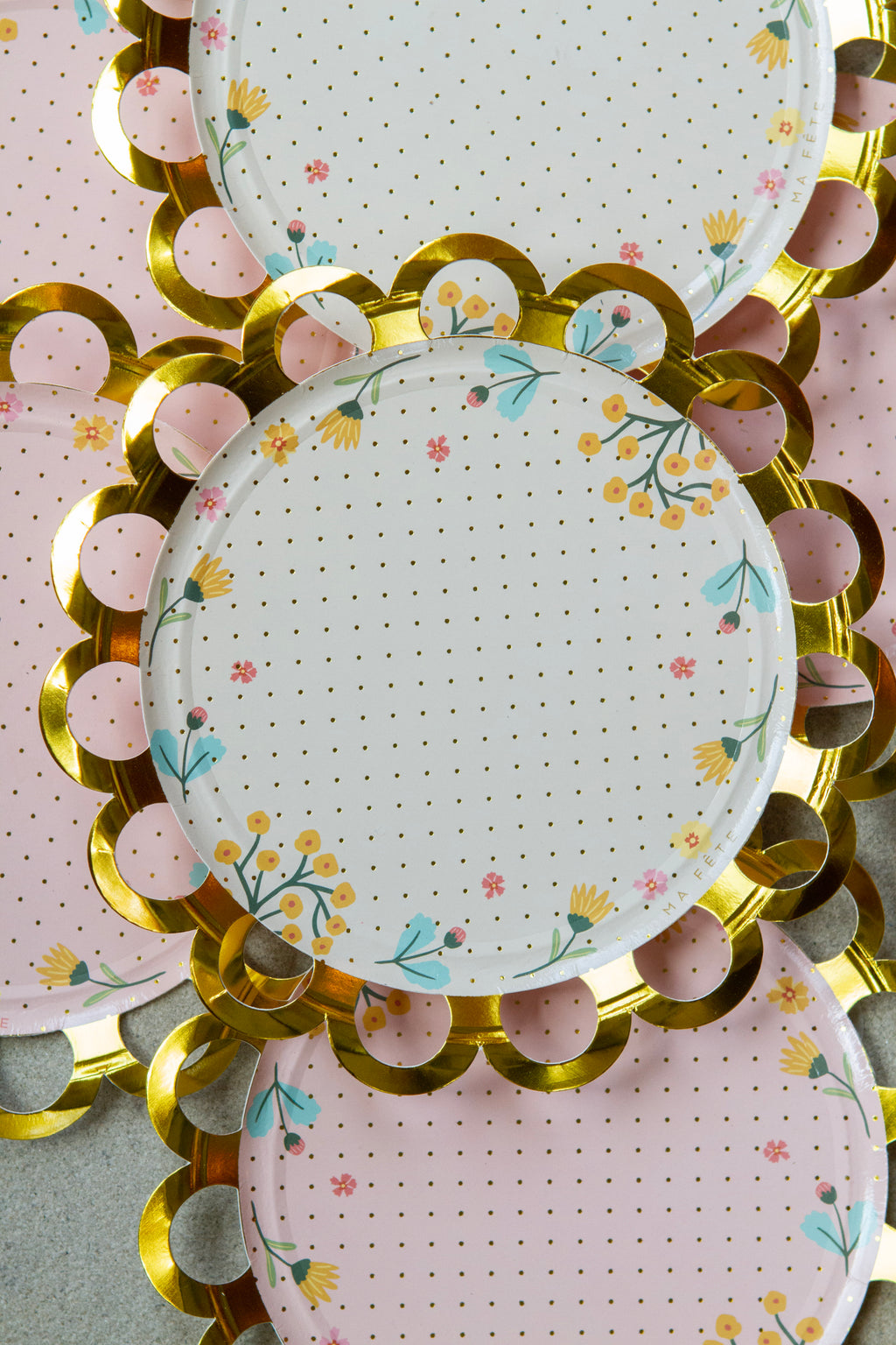 Butterfly Garden Tea Party Dessert Plates, 7in, 8ct