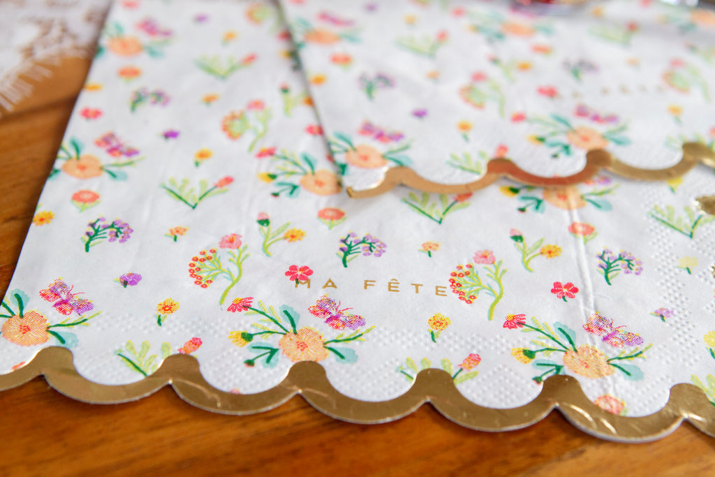 Butterfly Garden Tea Party Napkins, 24ct
