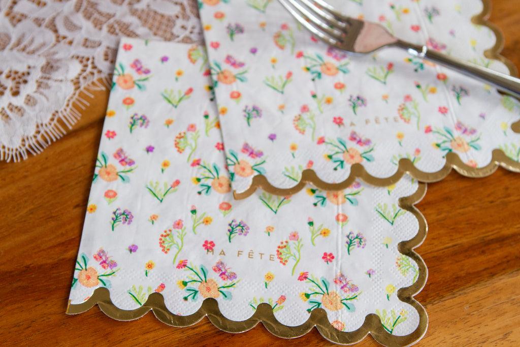 Butterfly Garden Tea Party Napkins, 24ct