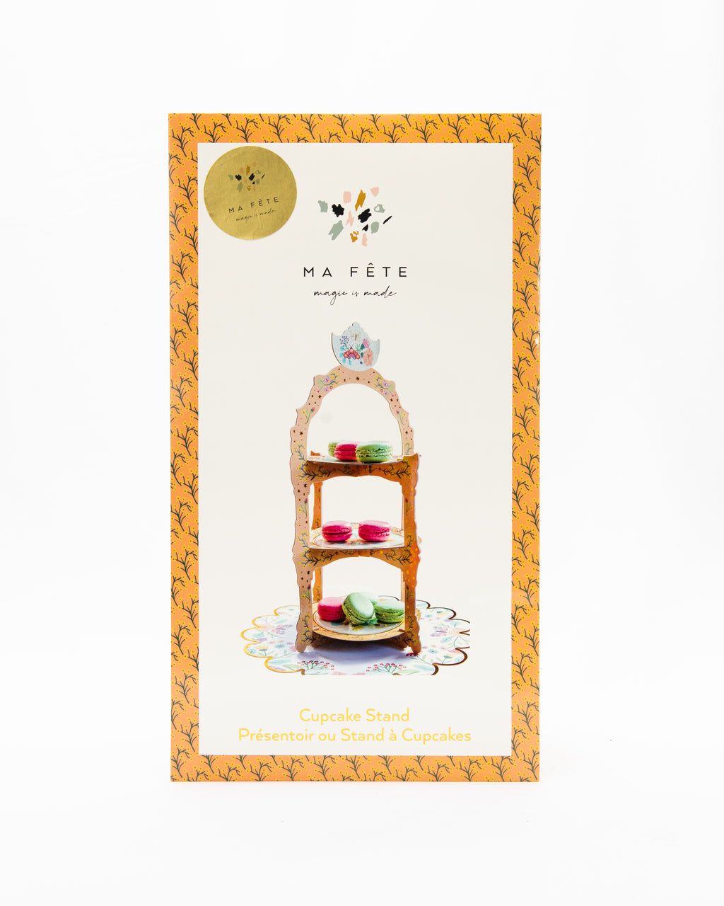 Butterfly Garden Tea Party 3-Tier Dessert Stand, 1ct
