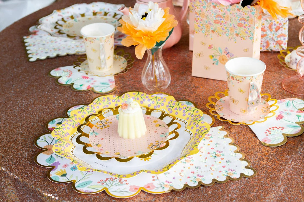 Butterfly Garden Tea Party Goody Bag, 8ct
